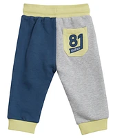 Guess Baby Boy Long Sleeve Hooded Sweatshirt and Sweatpant, 2-Piece Set