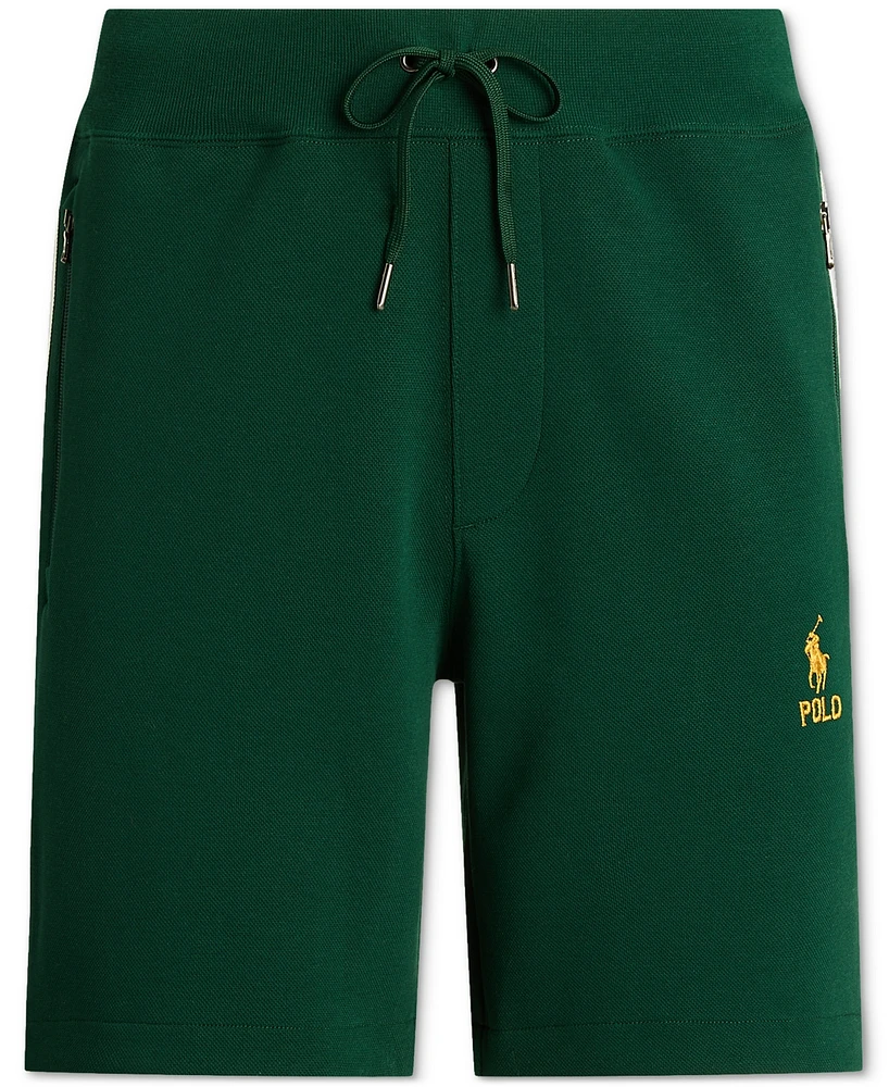 Polo Ralph Lauren Men's Big & Tall Logo Double-Knit Shorts