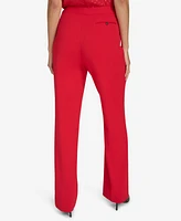 Calvin Klein Petite Mid-Rise Straight-Leg Pants