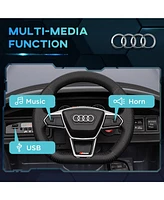 Kids Ride on Car, 12V Licensed Audi Rs E-tron Gt 3.1 Mph Electric Car for Kids, Ride-on Toy for Boys and Girls with Remote Control, 4 Wheels with Susp
