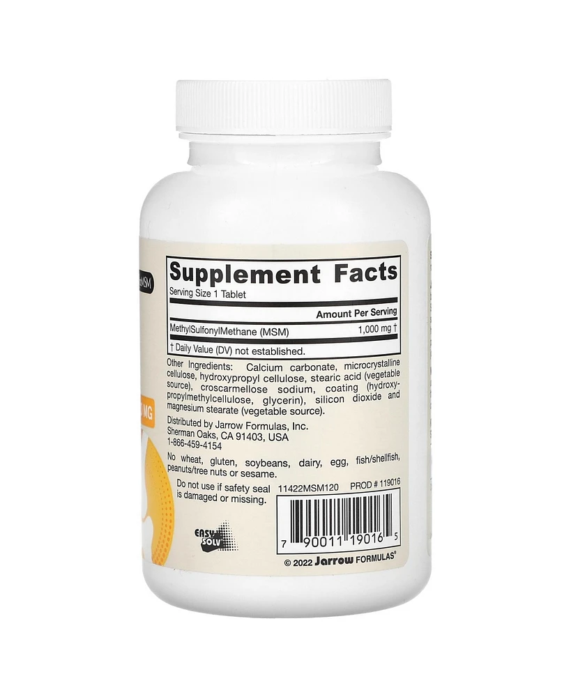 Jarrow Formulas Msm 1 000 mg