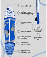 Inflatable Stand Up Paddle Board 11'x34" x6" With Accessories