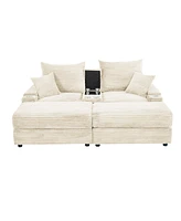 Streamdale Furniture Beige Loveseat