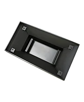 37-Inch Rectangular Metal Outdoor Wood Burning Fireplace