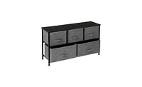 Slickblue 2-Tier Wide Closet Dresser for Stylish Storage and Organization Solutions