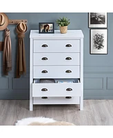 Streamdale Furniture Modern 5-Drawer Dresser: Sleek Storage, Easy Assembly, Safety Interlock