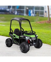 Streamdale Furniture Thrilling 12V Kids Utv: Ultimate Off-Road Adventure with Safety and Entertainment