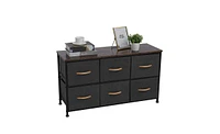 Slickblue 3-Tier Wide Drawer Dresser for Stylish Storage and Organization Solutions