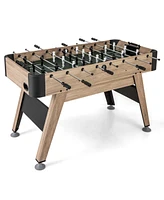 Costway 54" Foosball Table with 2 Balls & 26 Players 2 Bead Style Scorers for Game Rooms