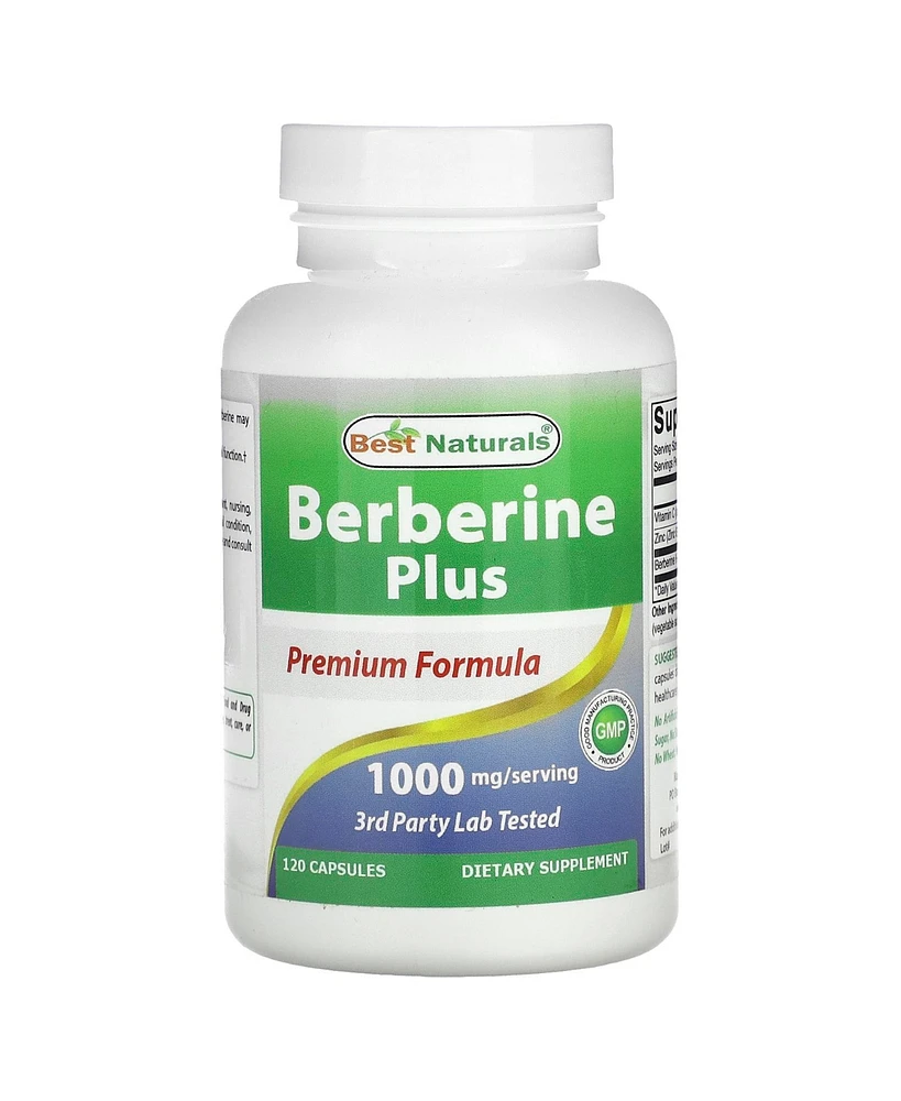 Best Naturals Berberine Plus 1 000 mg