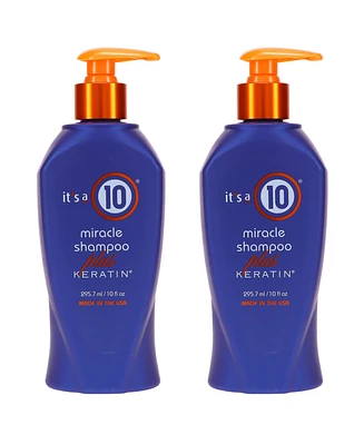 it's a 10 Miracle Shampoo Plus Keratin Sulfate Free 10 oz 2 Pack