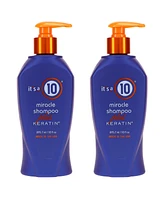 it's a 10 Miracle Shampoo Plus Keratin Sulfate Free 10 oz 2 Pack