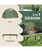 Slickblue Foldable Camping Tent for Outdoor Adventures – Lightweight, Portable Design with Quick Setup