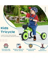 Streamdale Furniture Adjustable Toddler Tricycle: Easy-Grip, Durable, with Basket & Bell