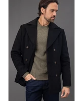 Bagatelle Homme Men's Wool Blend Double-Breasted Peacoat