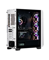 Velztorm White Pilum Cto Gaming Desktop Pc Liquid-Cooled (Amd Ryzen 7 5700X 8-Core, GeForce Rtx 3060 12GB, 32GB DDR4, 1TB PCIe Ssd + 1TB Hdd (3.5), Wi