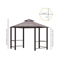 Slickblue Patio Gazebo for Outdoor Shelter and Stylish Entertaining Spaces