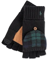 Polo Ralph Lauren Men's Tartan Mitt Convertible Gloves