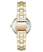 Anne Klein Women's Quartz Modern Enamel and Gold-Tone Alloy Metal Watch, 30mm