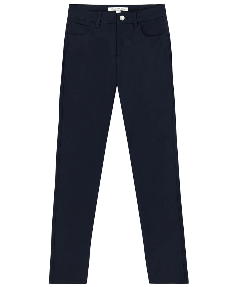 Calvin Klein Big Boys Slim Fit Performance Stretch Flex 5 Pocket Pant