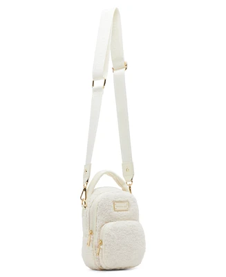 Madden Girl Cece Sherpa Crossbody Bag