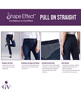 Gloria Vanderbilt Plus Pull-On Straight-Leg Jeans