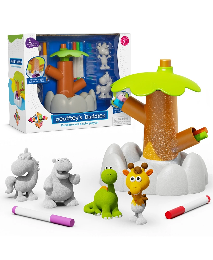 Geoffrey's Toy Box Buddies Wash Color Playset