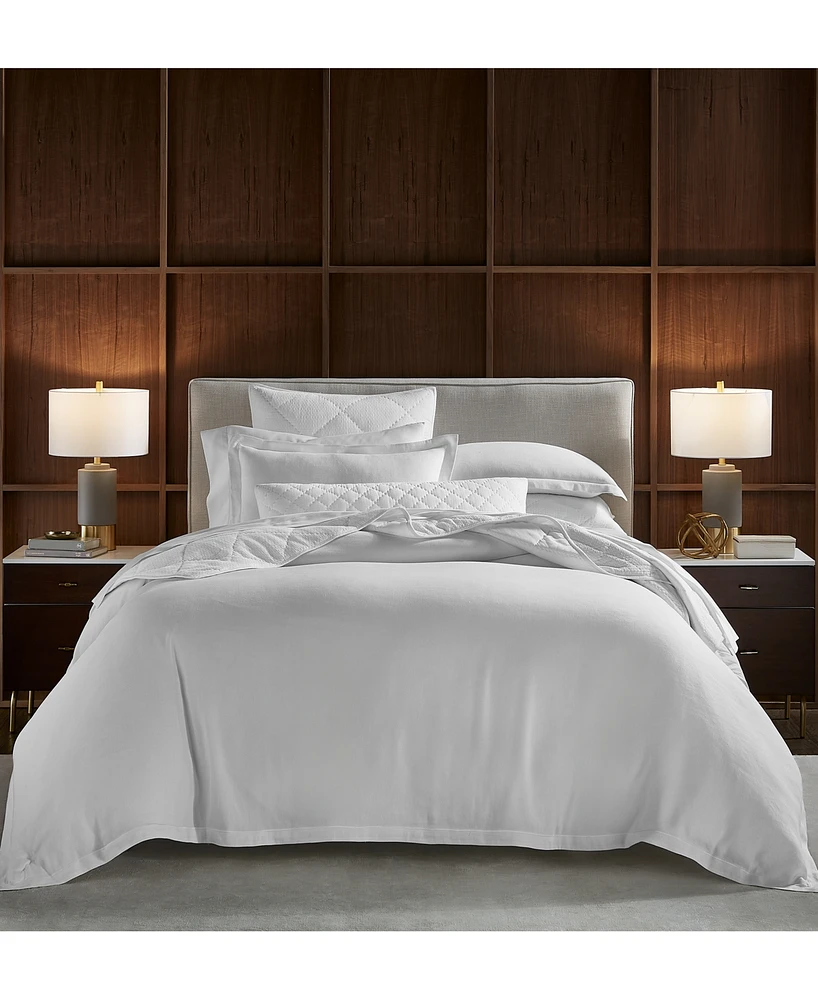 Closeout! Hotel Collection Linen/Modal Blend 3-Pc. Duvet Cover Set, Full/Queen, Exclusively at Macy's