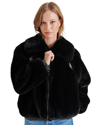 Steve Madden Women's Zephrine Faux-Fur Jacket