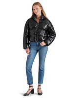 Steve Madden Women's Stratton Sequined Puffer Jacket