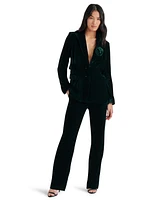 Steve Madden Women's Merene Velvet Rosette Blazer