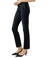 Silver Jeans Co. Women's Suki Mid Rise Curvy Fit Straight