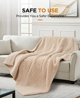 Westinghouse Heated Sherpa Throw, 50" x 60"