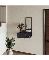 Fm Furniture Elgin Floating Vanity with Included Mirror