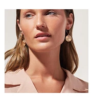 Ana Luisa Gold Coin Hoops - Michelle Earrings