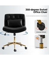 Hulala Home Cyril Modern Office Chair with Sgs International Certified Stainless Steel Gas Spring