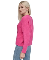 Dkny Jeans Women's Boucle Crewneck Sweater