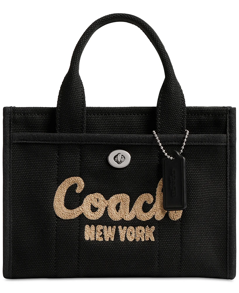 Coach Canvas Mini Cargo Tote 20