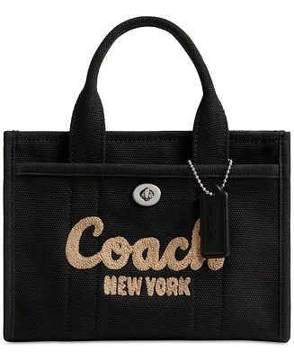 Coach Canvas Mini Cargo Tote 20