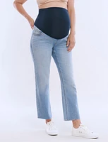 Women's Secret Fit Over the Belly Slim Straight Leg Jeans - Motherhood Maternity
