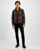 Sun + Stone Men's Anthony Plaid Trucker Jacket, Exclusively at Macy's