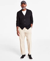 Club Room Men's V-Neck Button Long-Sleeve Cardigan, Exclusively at Macy's