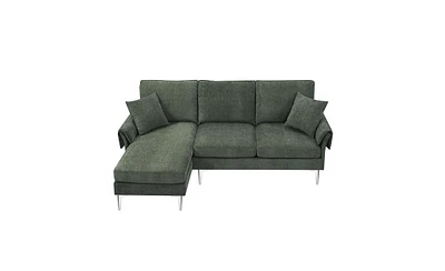 Slickblue Convertible Sectional Sofa for Versatile Living Room Seating and Space Optimization