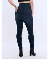 Women's Secret Fit Over the Belly Ankle Length Skinny Jeans - Motherhood Maternity