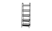 Slickblue Bookshelf, Ladder Shelf, 5 Tier Bookcase, Modern Open Book Case for Bedroom, Living Room, Office