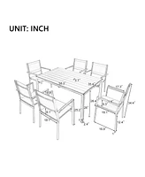 Slickblue High-Quality Steel Outdoor Table and Chair Set for Patio and Balcony, Durable and Stylish