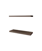 Fm Furniture Iva Floating Shelf in Melamine x2