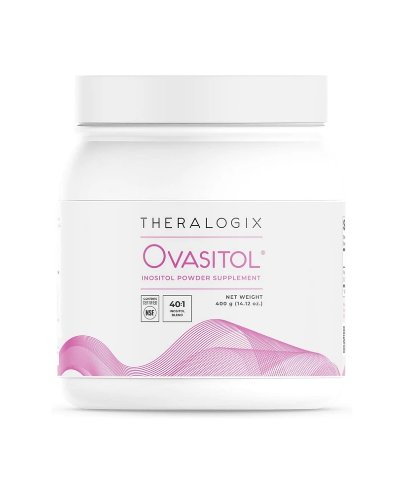 Theralogix Ovasitol Inositol Powder - 90-Day Supply - Myo-Inositol & D-Chiro Inositol for Hormone Balance & Ovarian Function Support - Nsf Certified