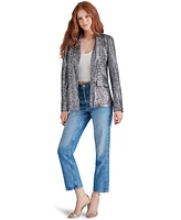 Steve Madden Women's Payton Sequined Boyfriend Blazer