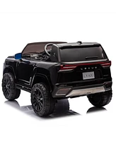 Licensed Lexus LX600 24V Two-seater Xxl Kids Ride On Car W/Parents Control, Seat width 20 inches,2WD, Four-wheel suspension, Bluetooth, MP3,Music, Pow
